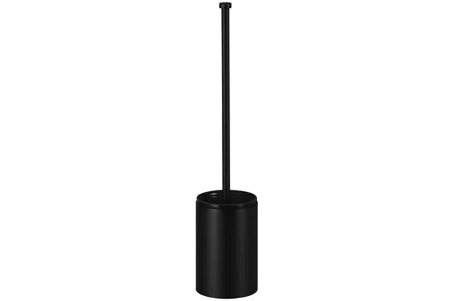 Szczotka do WC z uchwytem mocowanym do ściany, tuba krótka, MERIDA STELLA BLACK LINE, czarna
 Merida GSC351