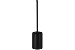 Szczotka do WC z uchwytem mocowanym do ściany, tuba krótka, MERIDA STELLA BLACK LINE, czarna
 Merida GSC351