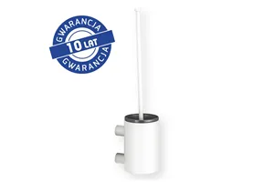 Szczotka do WC z uchwytem mocowanym do ściany, tuba krótka, MERIDA STELLA WHITE LINE, biały
 Merida GSB351