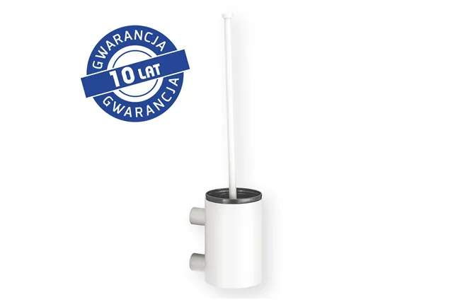 Szczotka do WC z uchwytem mocowanym do ściany, tuba krótka, MERIDA STELLA WHITE LINE, biały
 Merida GSB351