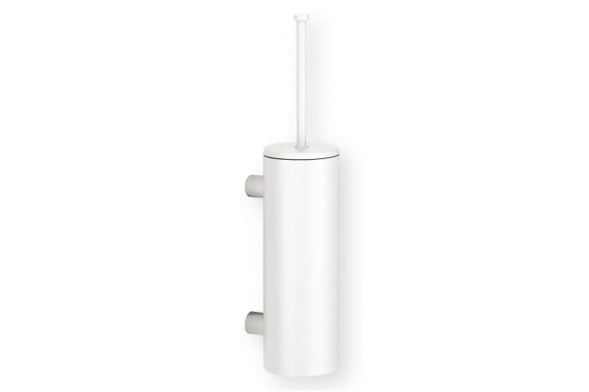 Szczotka do WC z uchwytem mocowanym do ściany, tuba z przykrywką, MERIDA STELLA WHITE LINE, biała
 Merida GSB352