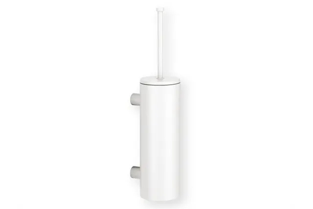 Szczotka do WC z uchwytem mocowanym do ściany, tuba z przykrywką, MERIDA STELLA WHITE LINE, biała
 Merida GSB352
