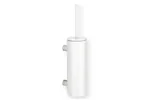 Szczotka do WC z uchwytem mocowanym do ściany, tuba z przykrywką, MERIDA STELLA WHITE LINE, biała
 Merida GSB352