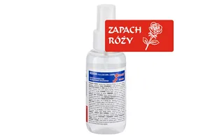 Płyn dezynfekcyjny o zapachu róży MERIDA POLANA LUX DDR+ LIQUID do higienicznej dezynfekcji rąk 100ml z atomizerem
 MAD966