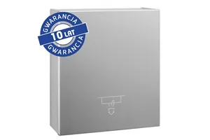 Podszafkowy pojemnik na ręczniki składane MERIDA STELLA SLIM MAXI, stal matowa
 Merida ASM110