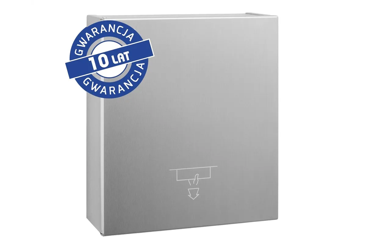 Podszafkowy pojemnik na ręczniki składane MERIDA STELLA SLIM MAXI, stal matowa
 Merida ASM110