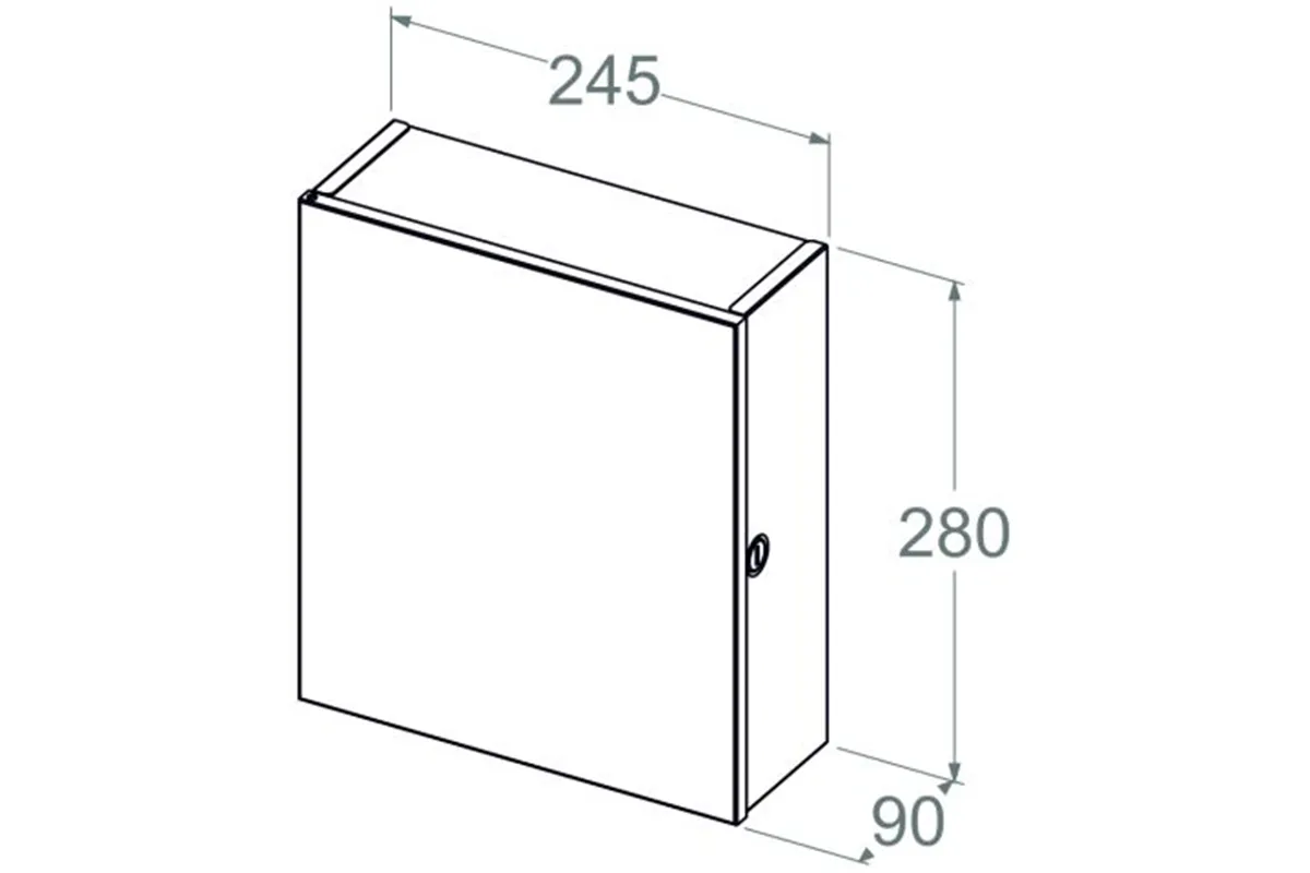 Podszafkowy pojemnik na ręczniki składane MERIDA STELLA SLIM MAXI, stal matowa
 Merida ASM110