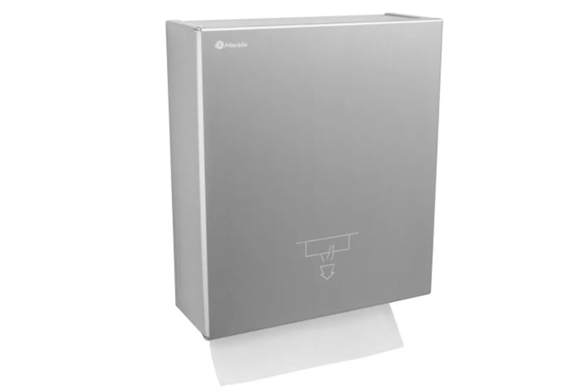 Podszafkowy pojemnik na ręczniki składane MERIDA STELLA SLIM MAXI, stal matowa
 Merida ASM110