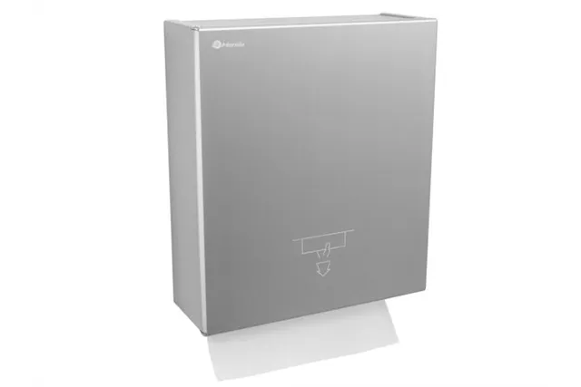 Podszafkowy pojemnik na ręczniki składane MERIDA STELLA SLIM MAXI, stal matowa
 Merida ASM110