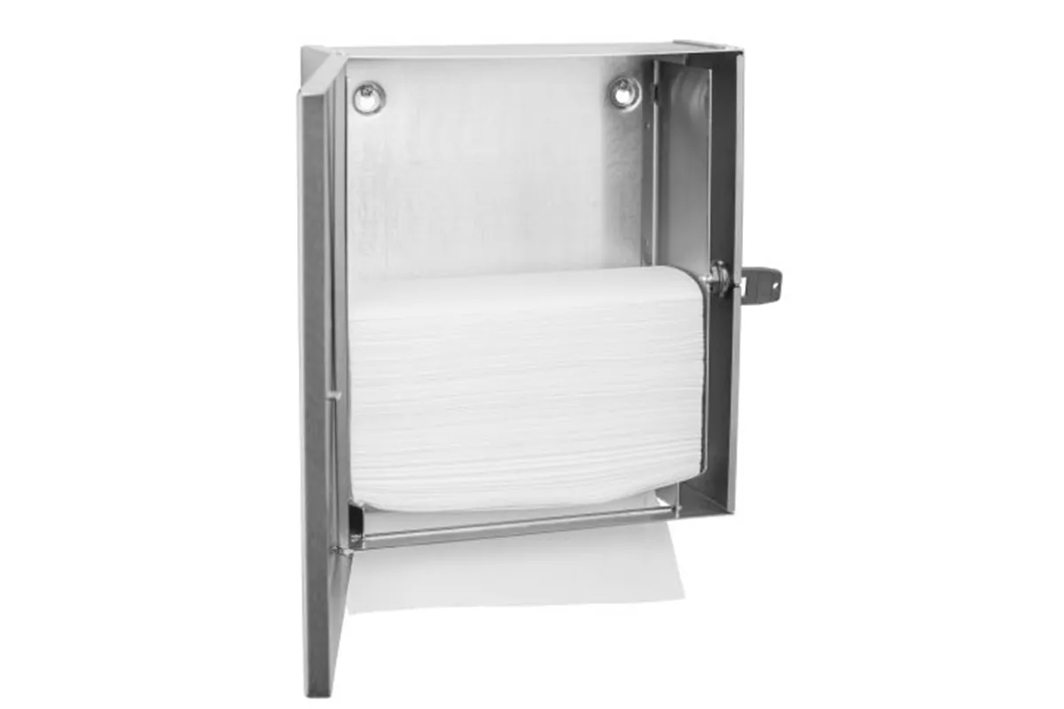 Podszafkowy pojemnik na ręczniki składane MERIDA STELLA SLIM MAXI, stal matowa
 Merida ASM110