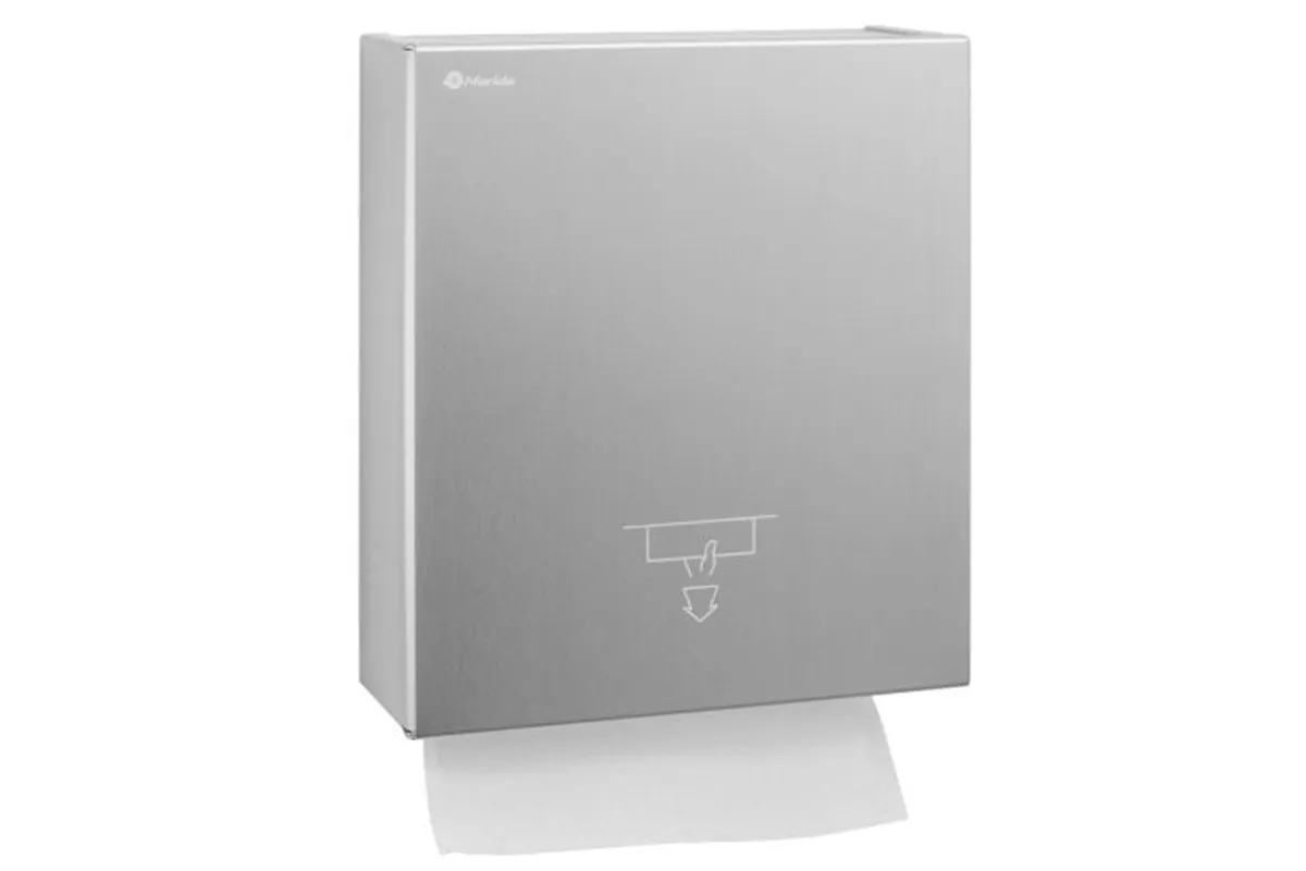 Podszafkowy pojemnik na ręczniki składane MERIDA STELLA SLIM MAXI, stal matowa
 Merida ASM110