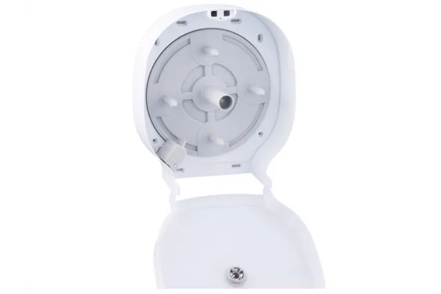 Pojemnik na cztery rolki na cztery rolki papieru toaletowego bez gilzy MERIDA HARMONY, tworzywo, biały transparentny
 BHB302