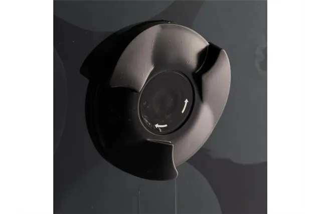 Pojemnik na cztery rolki papieru toaletowego bez gilzy MERIDA ONE, tworzywo ABS, czarny
 Merida BEC302