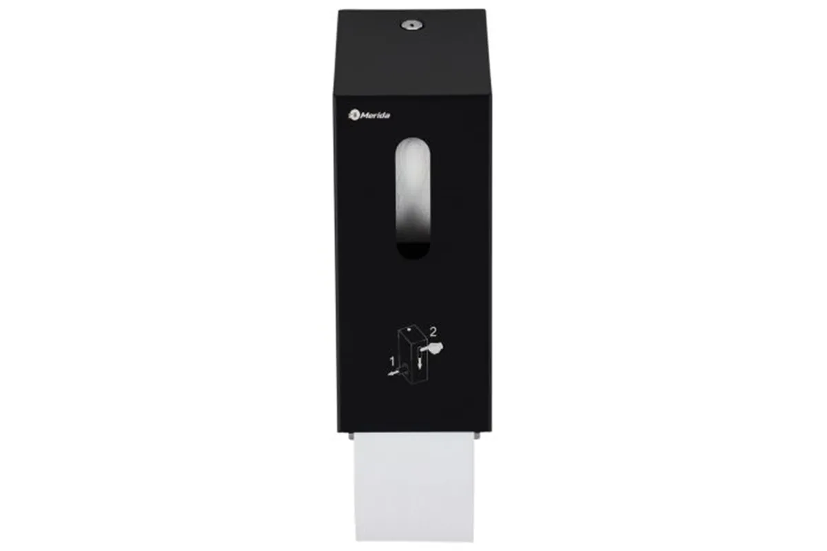 Pojemnik na dwie rolki papieru toaletowego, MERIDA STELLA BLACK LINE
 Merida BSC501