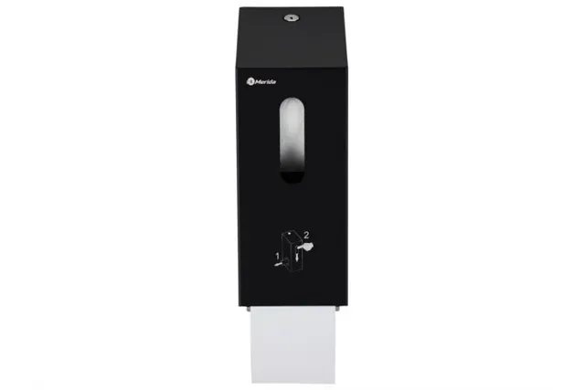 Pojemnik na dwie rolki papieru toaletowego, MERIDA STELLA BLACK LINE
 Merida BSC501