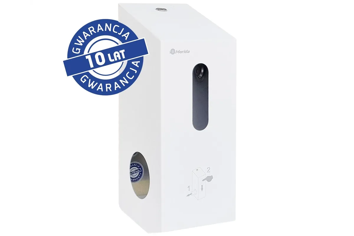 Pojemnik na dwie rolki papieru toaletowego, MERIDA STELLA WHITE LINE
 Merida BSB501