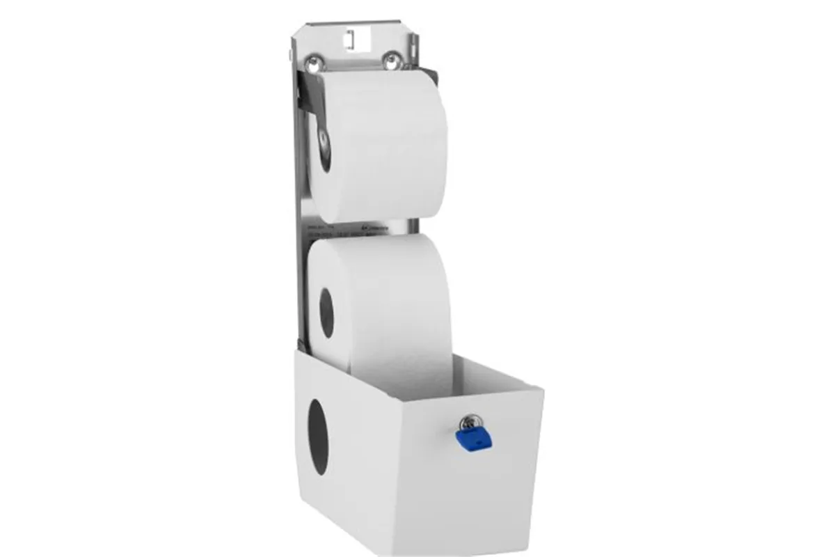 Pojemnik na dwie rolki papieru toaletowego, MERIDA STELLA WHITE LINE
 Merida BSB501