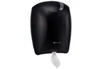 Pojemnik na papier toaletowy lub ręczniki w roli w systemie listkowym CENTER PULL, tworzywo ABS, czarny
 Merida BJC702