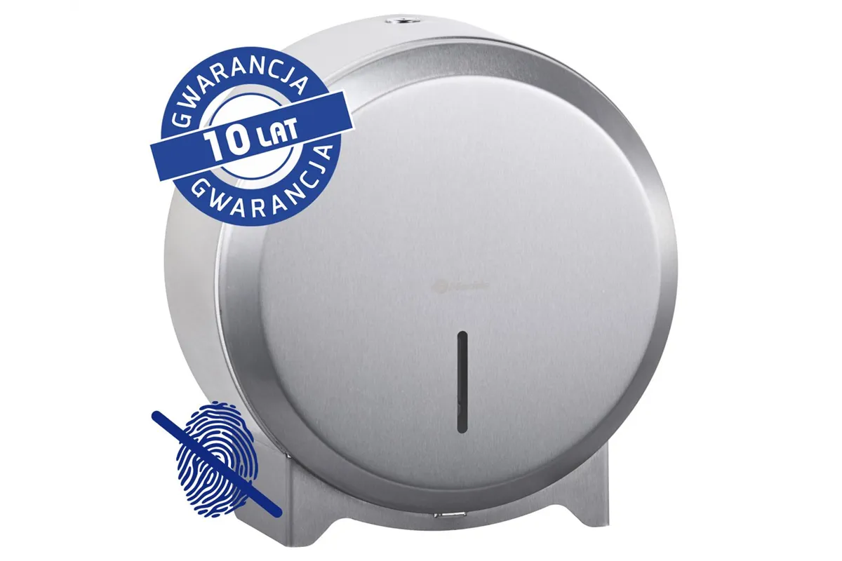 Pojemnik na papier toaletowy MERIDA STELLA Anti-FingerPrint MINI, śr. papieru do 19 cm, stal matowa z powłoką AFP
 BSM271