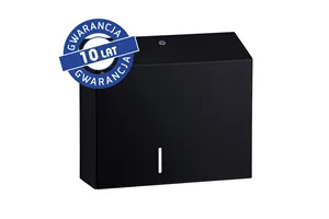 Pojemnik na papier toaletowy MERIDA STELLA BLACK LINE MAXI, średnica papieru do 23 cm, czarny
 Merida BSC101