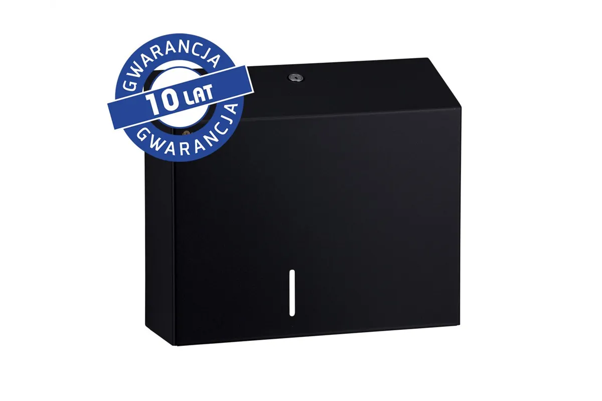 Pojemnik na papier toaletowy MERIDA STELLA BLACK LINE MAXI, średnica papieru do 23 cm, czarny
 Merida BSC101