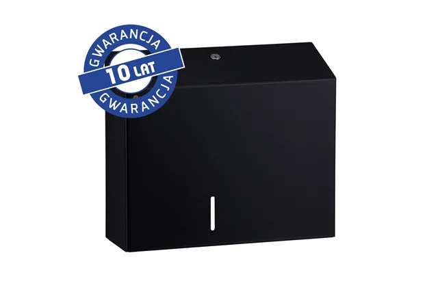 Pojemnik na papier toaletowy MERIDA STELLA BLACK LINE MAXI, średnica papieru do 23 cm, czarny
 Merida BSC101
