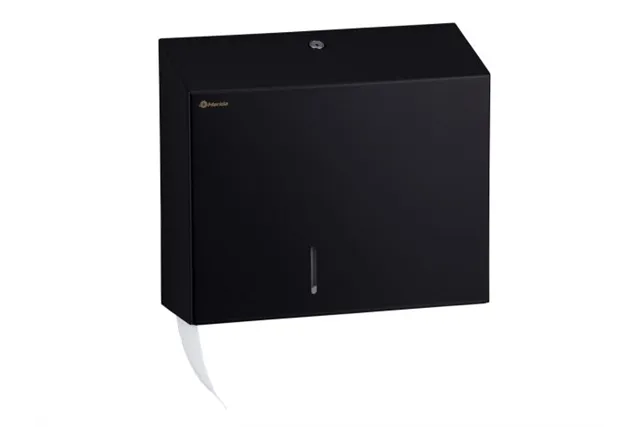 Pojemnik na papier toaletowy MERIDA STELLA BLACK LINE MAXI, średnica papieru do 23 cm, czarny
 Merida BSC101