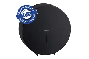 Pojemnik na papier toaletowy MERIDA STELLA BLACK LINE MEGA, średnica papieru do 28 cm, czarny
 Merida BSC004