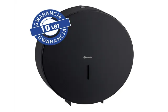 Pojemnik na papier toaletowy MERIDA STELLA BLACK LINE MEGA, średnica papieru do 28 cm, czarny
 Merida BSC004