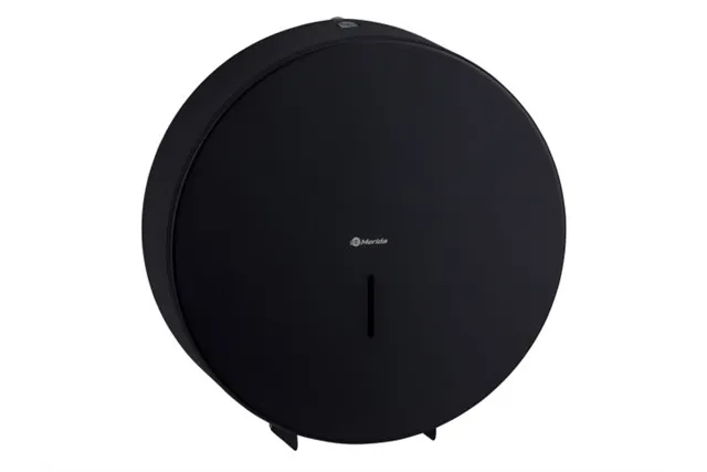 Pojemnik na papier toaletowy MERIDA STELLA BLACK LINE MEGA, średnica papieru do 28 cm, czarny
 Merida BSC004