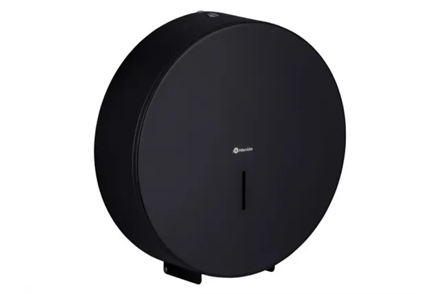 Pojemnik na papier toaletowy MERIDA STELLA BLACK LINE MEGA, średnica papieru do 28 cm, czarny
 Merida BSC004
