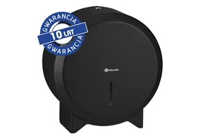 Pojemnik na papier toaletowy MERIDA STELLA BLACK LINE MINI, średnica papieru do 19 cm, czarny
 Merida BSC201