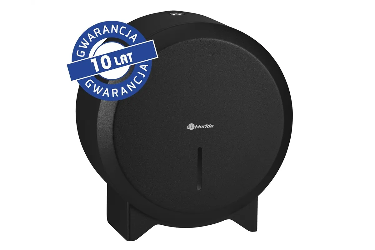 Pojemnik na papier toaletowy MERIDA STELLA BLACK LINE MINI, średnica papieru do 19 cm, czarny
 Merida BSC201