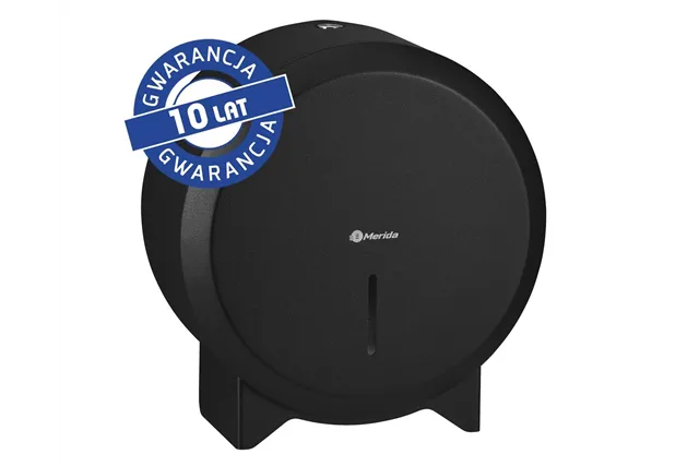 Pojemnik na papier toaletowy MERIDA STELLA BLACK LINE MINI, średnica papieru do 19 cm, czarny
 Merida BSC201