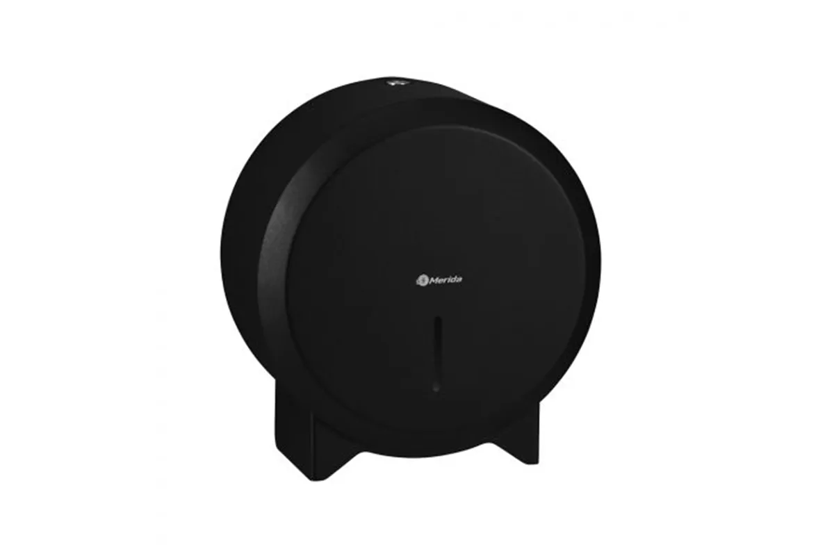 Pojemnik na papier toaletowy MERIDA STELLA BLACK LINE MINI, średnica papieru do 19 cm, czarny
 Merida BSC201