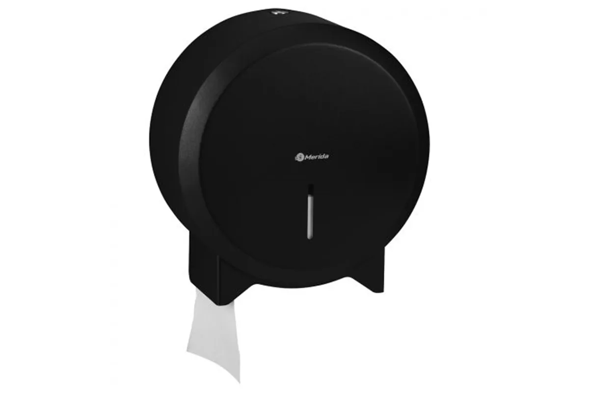 Pojemnik na papier toaletowy MERIDA STELLA BLACK LINE MINI, średnica papieru do 19 cm, czarny
 Merida BSC201