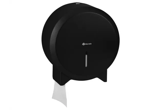 Pojemnik na papier toaletowy MERIDA STELLA BLACK LINE MINI, średnica papieru do 19 cm, czarny
 Merida BSC201