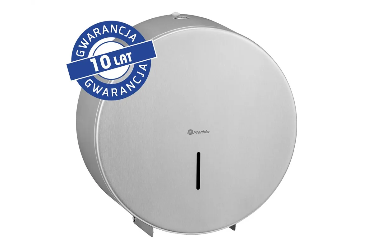Pojemnik na papier toaletowy MERIDA STELLA MAXI, średnica papieru do 23 cm, stal matowa Merida BSM104