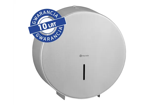 Pojemnik na papier toaletowy MERIDA STELLA MAXI, średnica papieru do 23 cm, stal matowa Merida BSM104