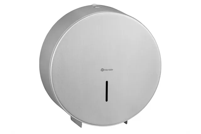Pojemnik na papier toaletowy MERIDA STELLA MAXI, średnica papieru do 23 cm, stal matowa Merida BSM104