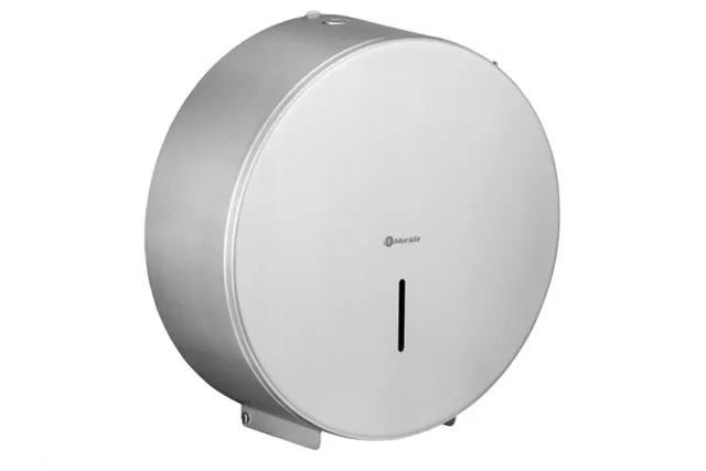 Pojemnik na papier toaletowy MERIDA STELLA MAXI, średnica papieru do 23 cm, stal matowa Merida BSM104