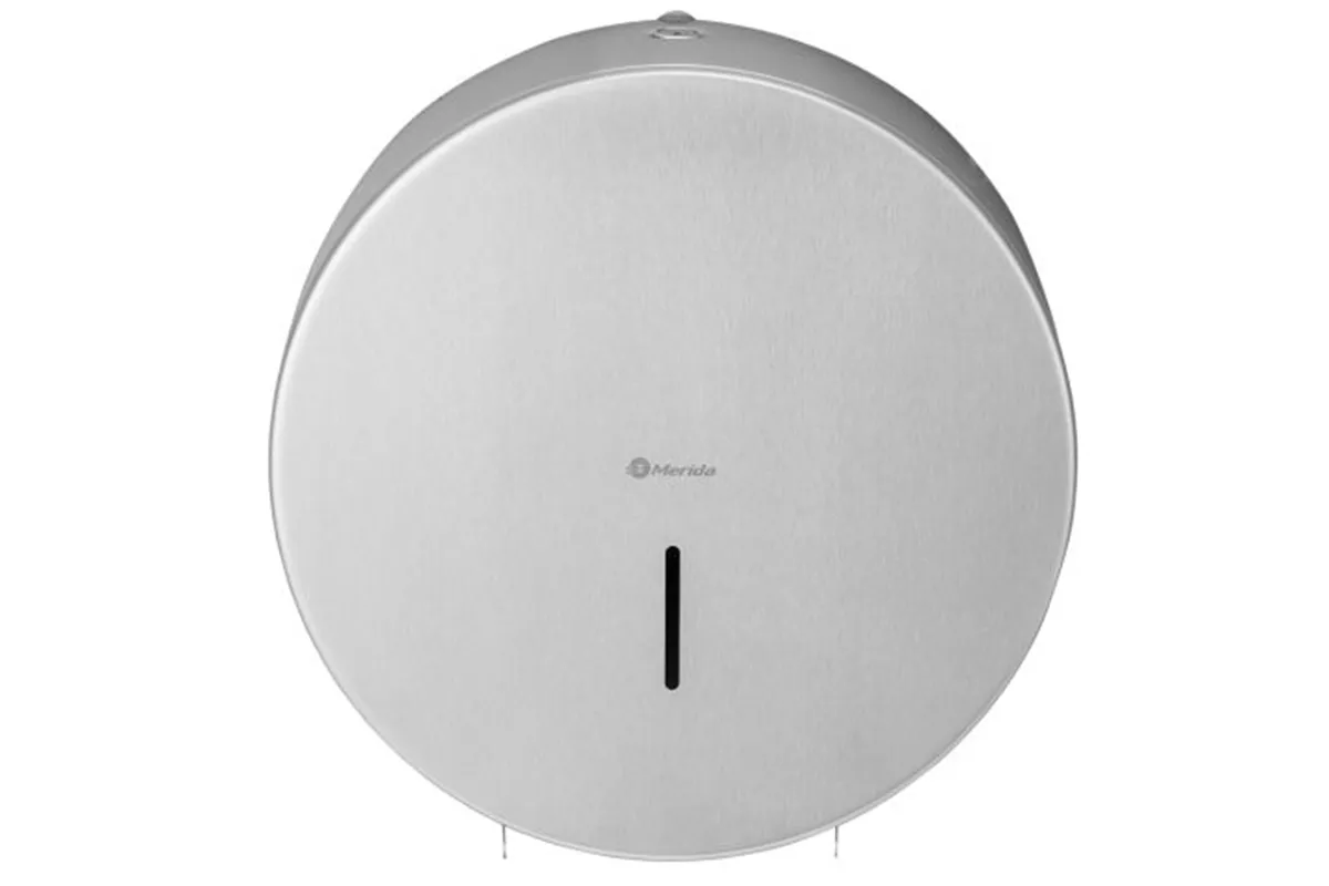 Pojemnik na papier toaletowy MERIDA STELLA MAXI, średnica papieru do 23 cm, stal matowa Merida BSM104