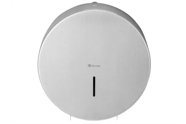 Pojemnik na papier toaletowy MERIDA STELLA MAXI, średnica papieru do 23 cm, stal matowa Merida BSM104