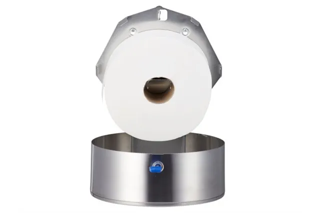 Pojemnik na papier toaletowy MERIDA STELLA MAXI, średnica papieru do 23 cm, stal matowa Merida BSM104