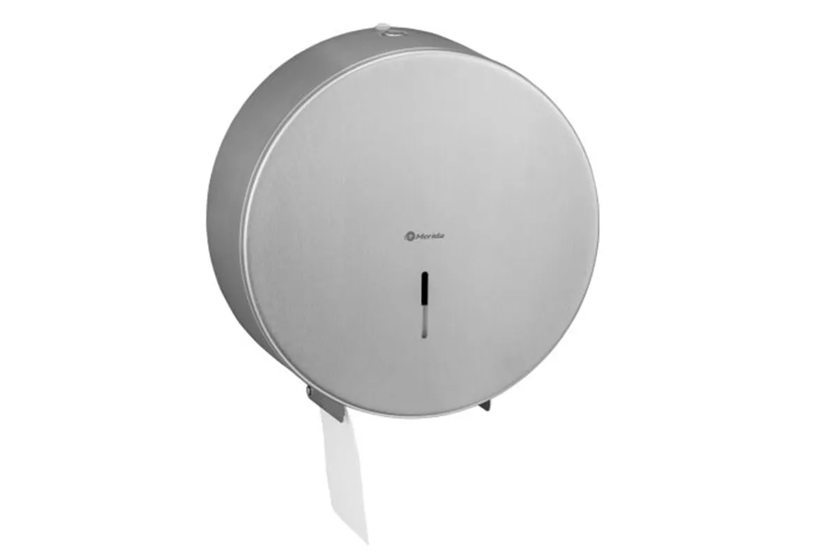 Pojemnik na papier toaletowy MERIDA STELLA MAXI, średnica papieru do 23 cm, stal matowa Merida BSM104