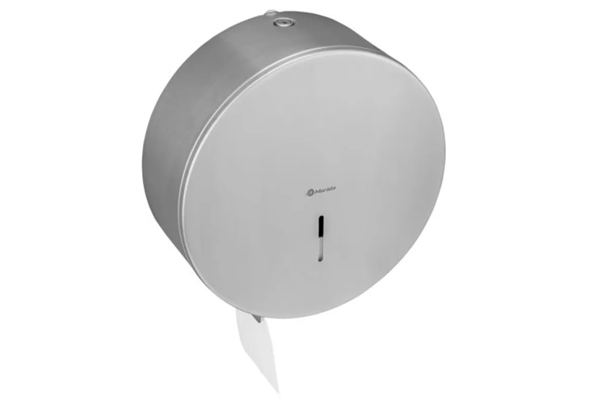 Pojemnik na papier toaletowy MERIDA STELLA MAXI, średnica papieru do 23 cm, stal matowa Merida BSM104