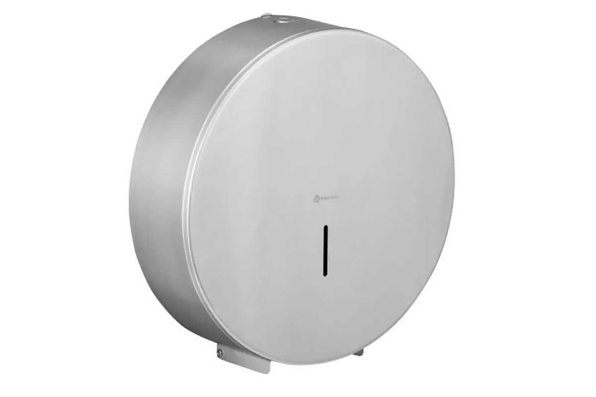 Pojemnik na papier toaletowy MERIDA STELLA MEGA, średnica papieru do 28 cm, stal matowa Merida BSM004