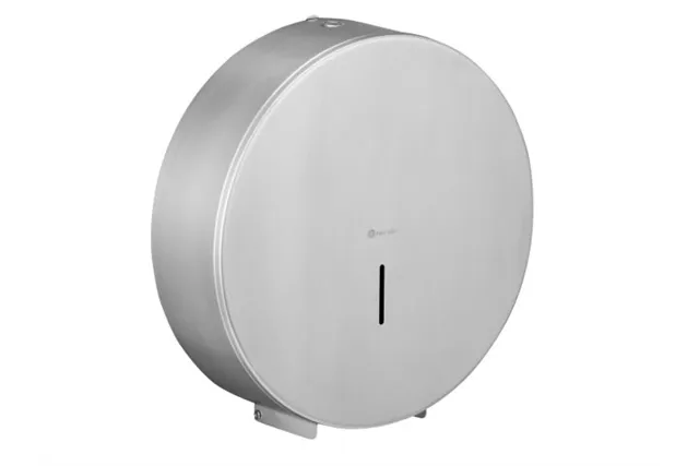 Pojemnik na papier toaletowy MERIDA STELLA MEGA, średnica papieru do 28 cm, stal matowa Merida BSM004