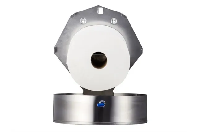 Pojemnik na papier toaletowy MERIDA STELLA MEGA, średnica papieru do 28 cm, stal matowa Merida BSM004