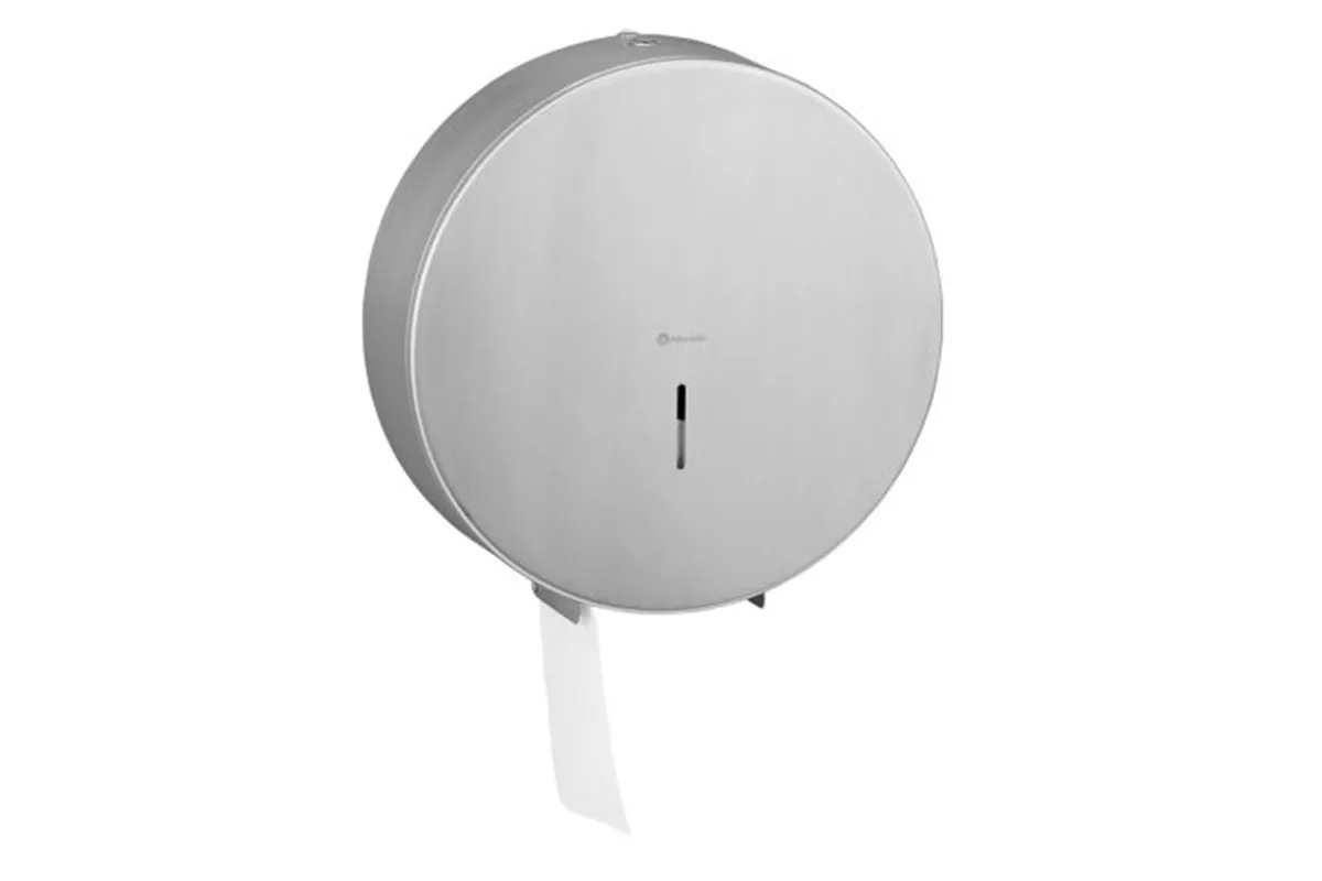 Pojemnik na papier toaletowy MERIDA STELLA MEGA, średnica papieru do 28 cm, stal matowa Merida BSM004